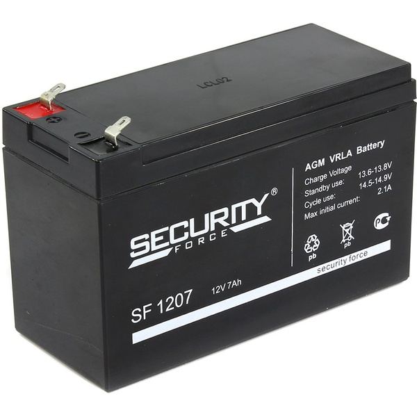 Аккумуляторная батарея Security Force SF 1207