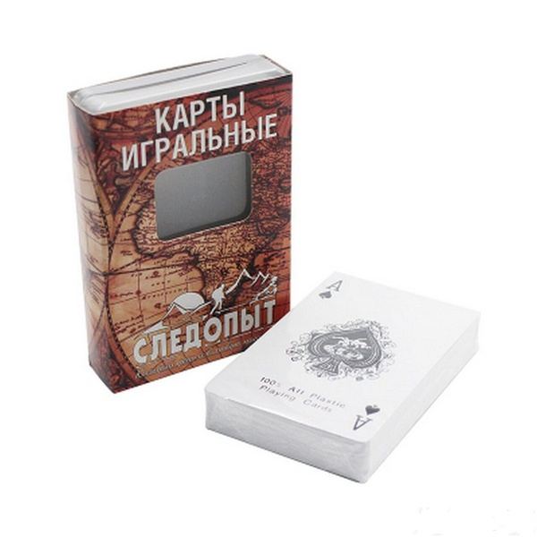 Карты игральные Следопыт влагостойкие Карты игральные Следопыт влагостойкие